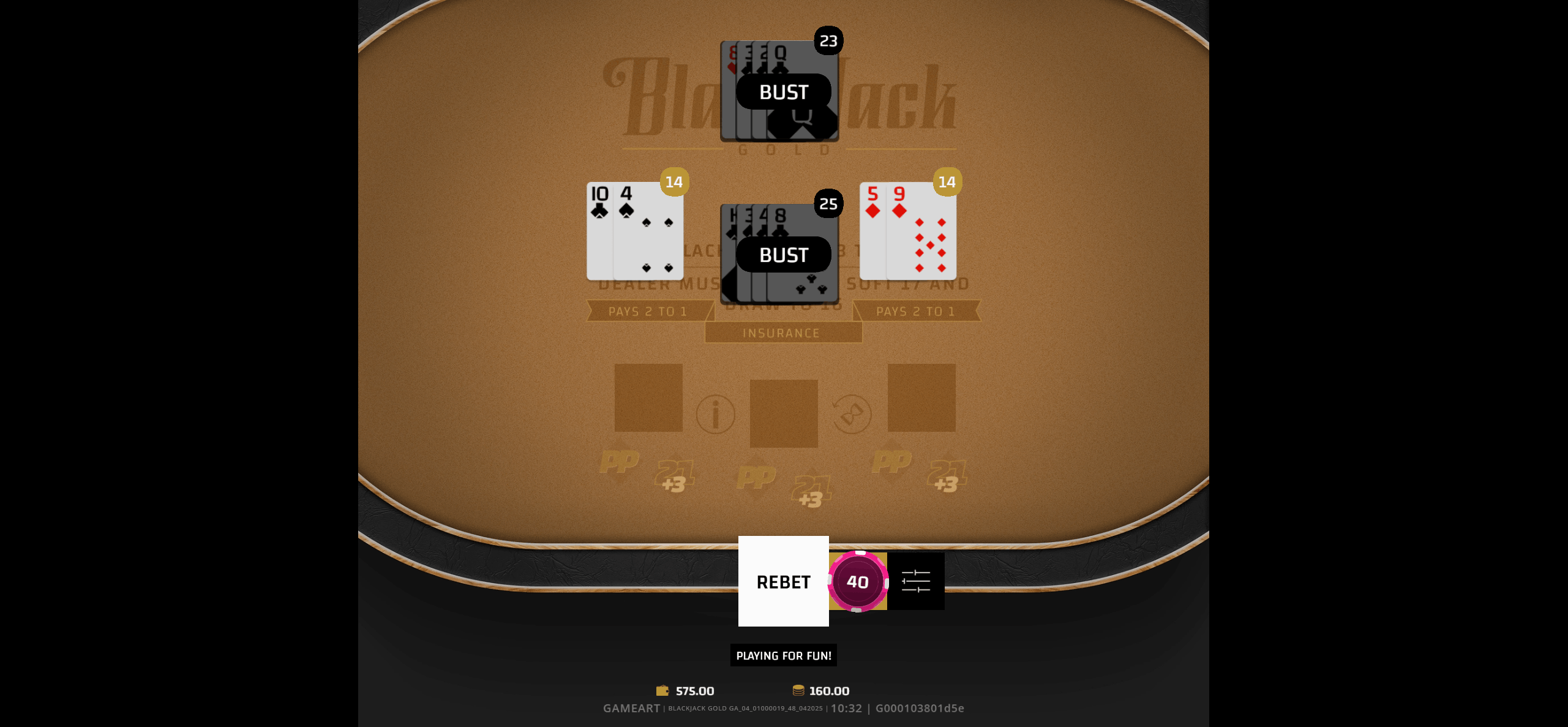 Blackjack Gold
